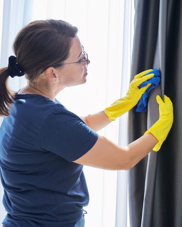 CURTAINS DRAPES CLEANING